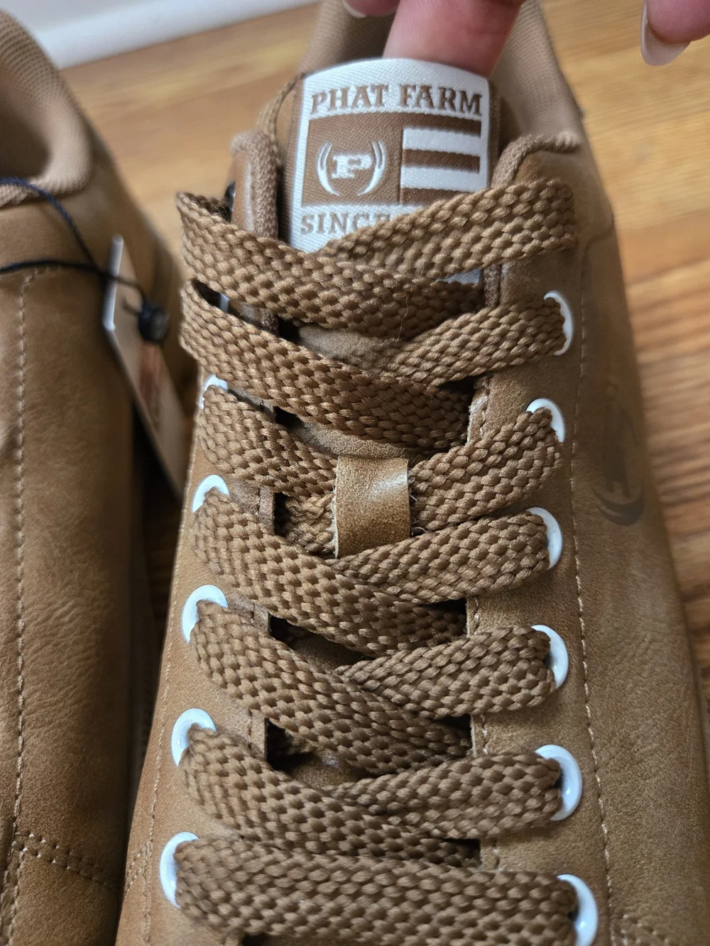 Phat Farm Brown Low-Top Sneakers Sz 9